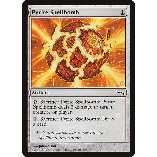 Magic: The Gathering Pyrite Spellbomb (232) Moderately Played
