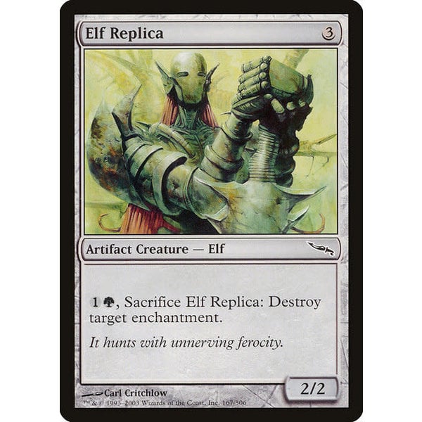 Magic: The Gathering Elf Replica (167) Moderately Played