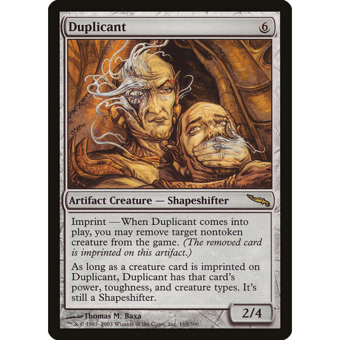 Magic: The Gathering Duplicant (165) Moderately Played