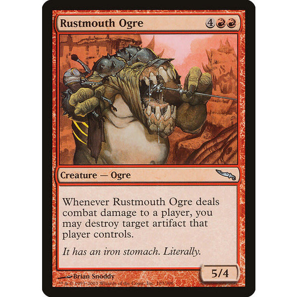 Magic: The Gathering Rustmouth Ogre (103) Lightly Played