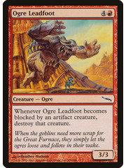 Magic: The Gathering Ogre Leadfoot (102) Lightly Played