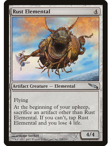 Magic: The Gathering Rust Elemental (234) Lightly Played