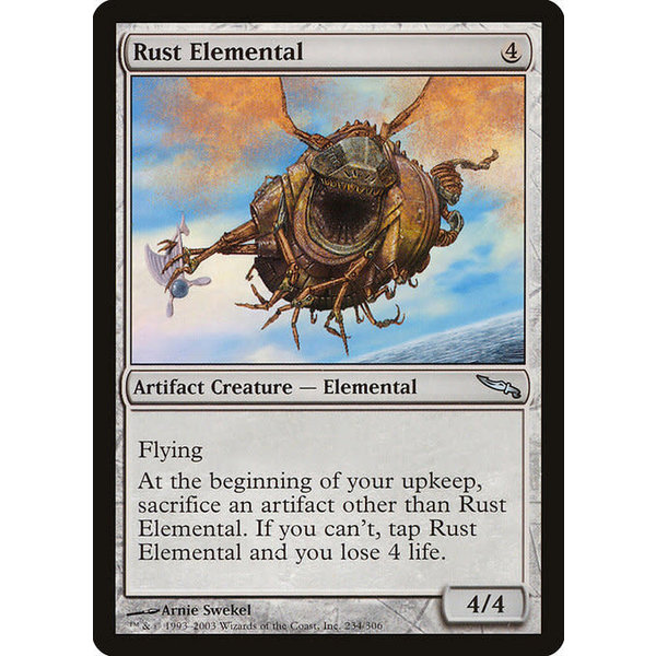 Magic: The Gathering Rust Elemental (234) Lightly Played