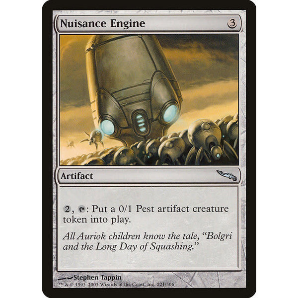 Magic: The Gathering Nuisance Engine (221) Moderately Played