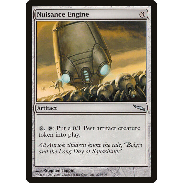 Magic: The Gathering Nuisance Engine (221) Moderately Played