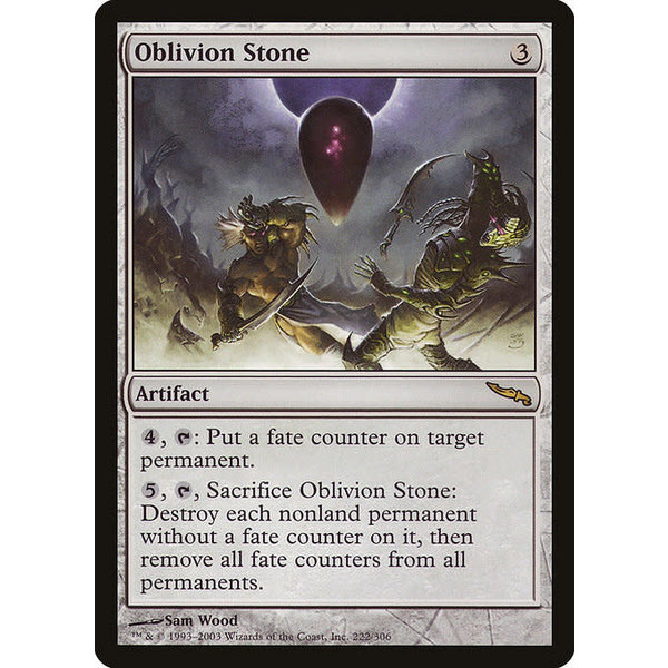 Magic: The Gathering Oblivion Stone (222) Lightly Played