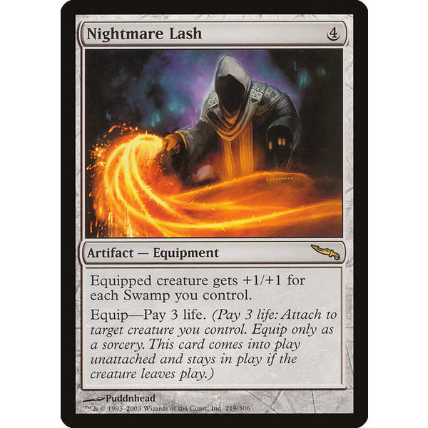Magic: The Gathering Nightmare Lash (219) Heavily Played