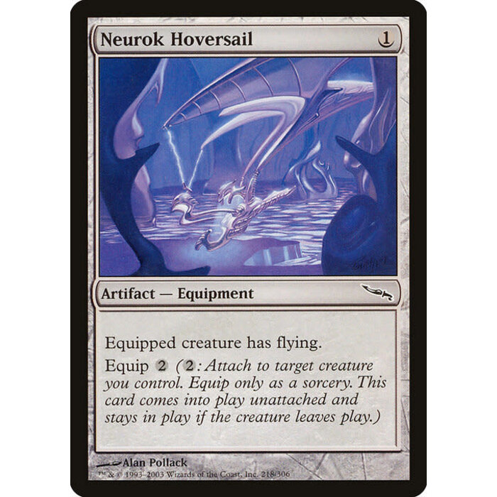 Magic: The Gathering Neurok Hoversail (218) Lightly Played