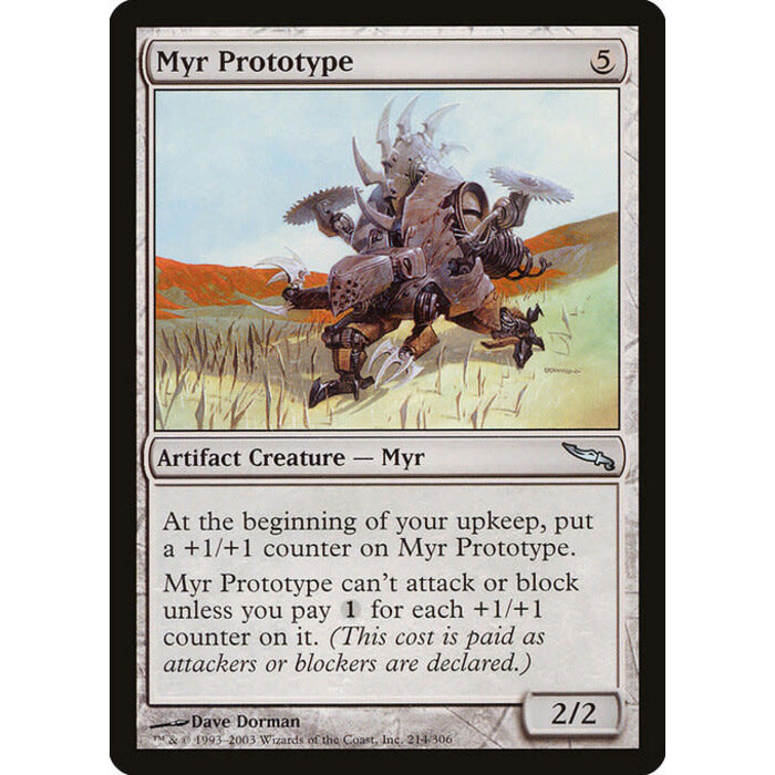 Magic: The Gathering Myr Prototype (214) Lightly Played