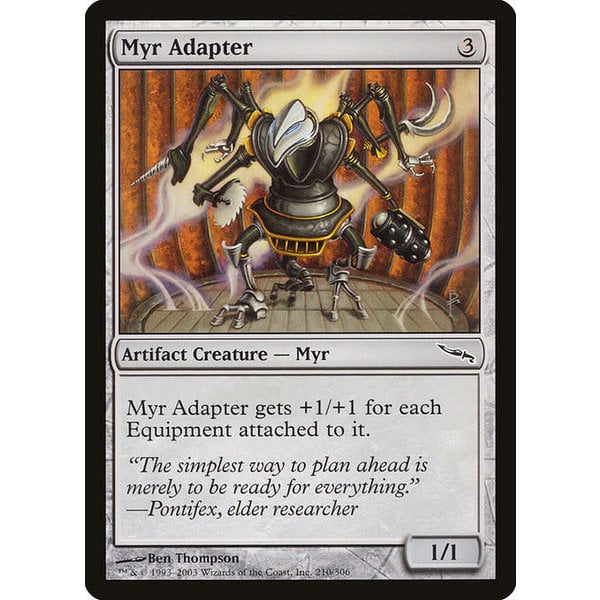 Magic: The Gathering Myr Adapter (210) Lightly Played