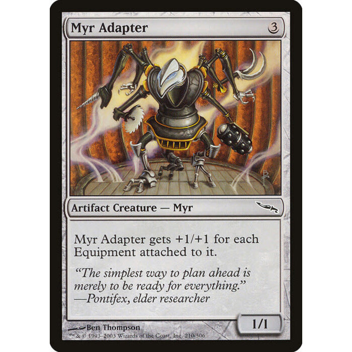 Magic: The Gathering Myr Adapter (210) Lightly Played