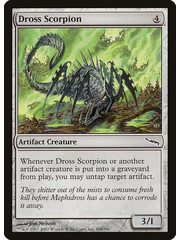 Magic: The Gathering Dross Scorpion (164) Lightly Played