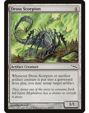Magic: The Gathering Dross Scorpion (164) Lightly Played