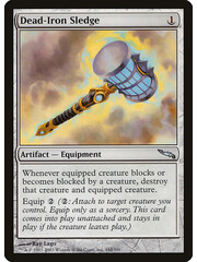 Magic: The Gathering Dead-Iron Sledge (162) Lightly Played
