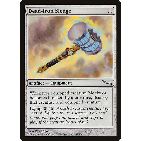 Magic: The Gathering Dead-Iron Sledge (162) Lightly Played