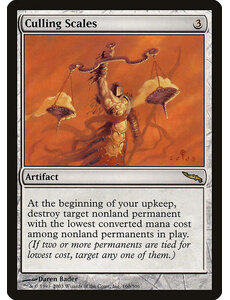 Magic: The Gathering Culling Scales (160) Lightly Played
