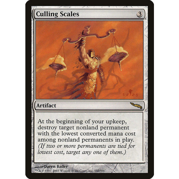 Magic: The Gathering Culling Scales (160) Moderately Played