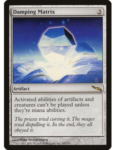 Magic: The Gathering Damping Matrix (161) Moderately Played