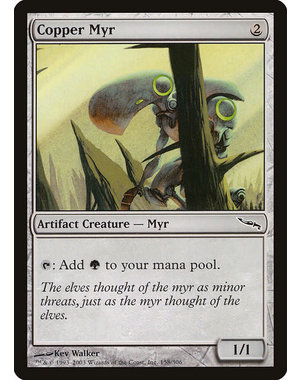 Magic: The Gathering Copper Myr (158) Lightly Played
