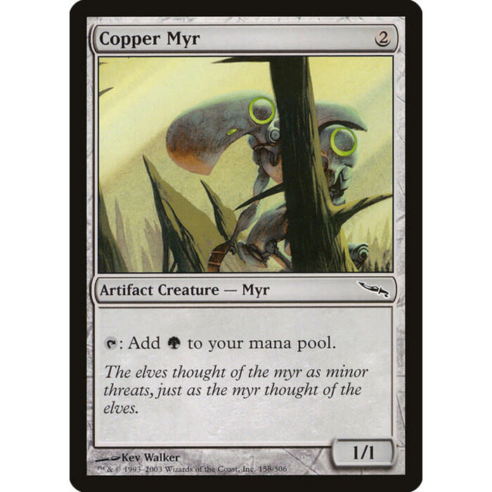 Magic: The Gathering Copper Myr (158) Lightly Played
