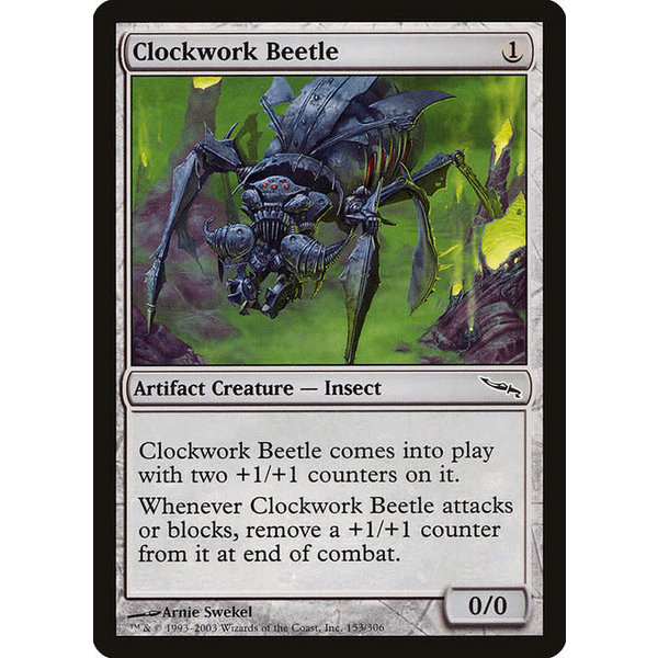 Magic: The Gathering Clockwork Beetle (153) Lightly Played