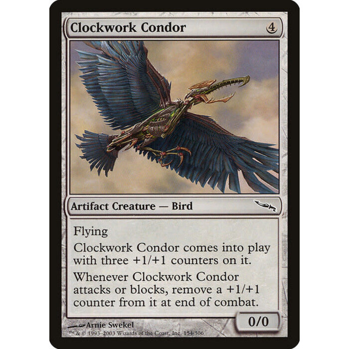 Magic: The Gathering Clockwork Condor (154) Lightly Played