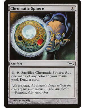 Magic: The Gathering Chromatic Sphere (151) Moderately Played