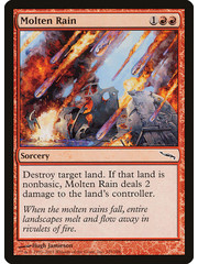 Magic: The Gathering Molten Rain (101) Moderately Played