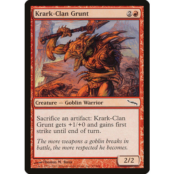 Magic: The Gathering Krark-Clan Grunt (097) Lightly Played