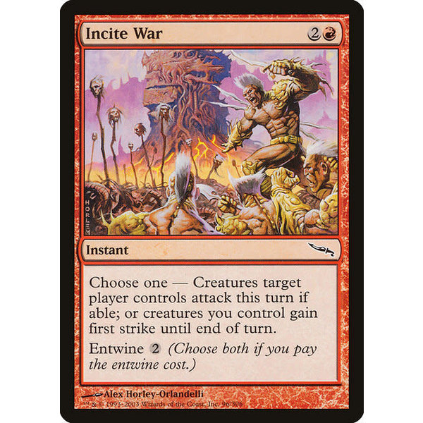 Magic: The Gathering Incite War (096) Lightly Played