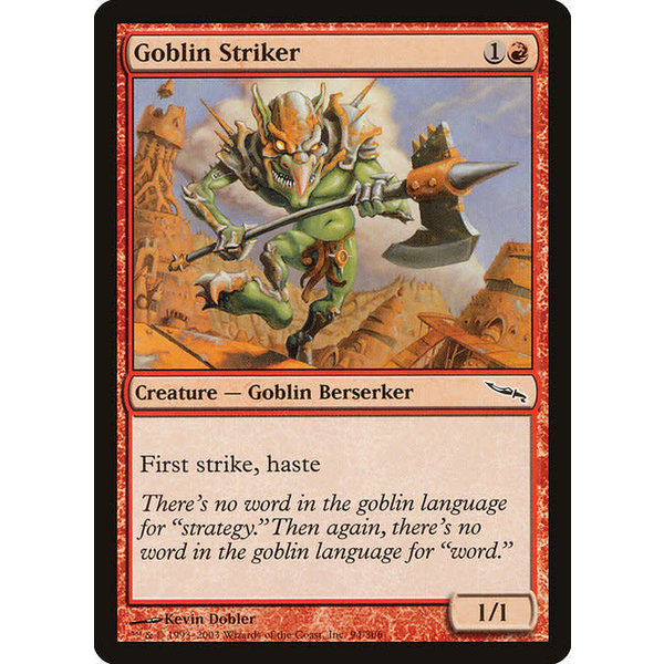 Magic: The Gathering Goblin Striker (094) Lightly Played