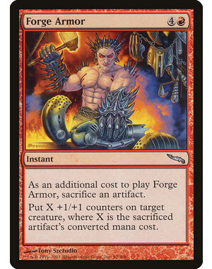 Magic: The Gathering Forge Armor (092) Heavily Played