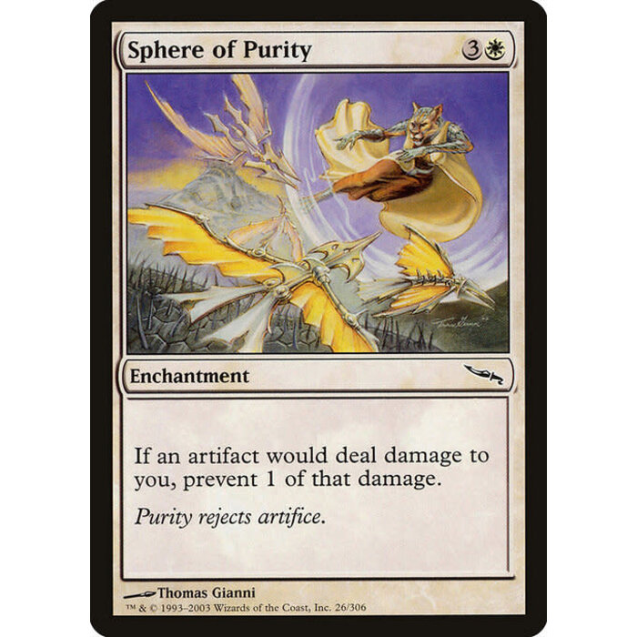 Magic: The Gathering Sphere of Purity (026) Heavily Played