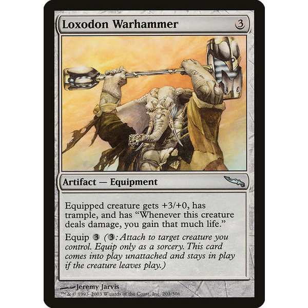Magic: The Gathering Loxodon Warhammer (201) Moderately Played