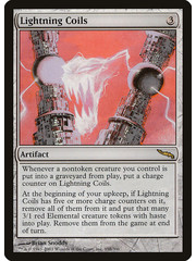 Magic: The Gathering Lightning Coils (198) Moderately Played