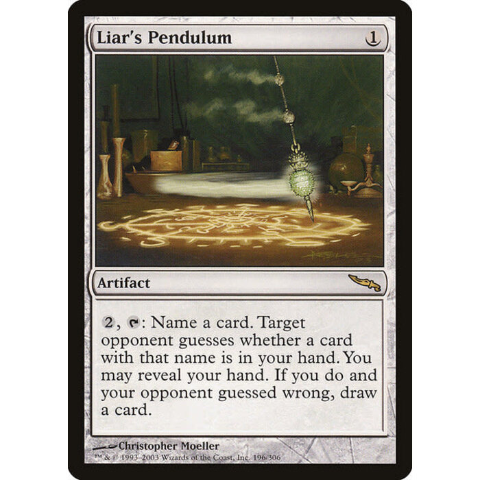 Magic: The Gathering Liar's Pendulum (196) Moderately Played