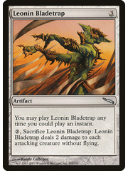 Magic: The Gathering Leonin Bladetrap (192) Lightly Played