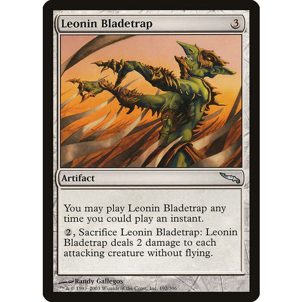 Magic: The Gathering Leonin Bladetrap (192) Lightly Played
