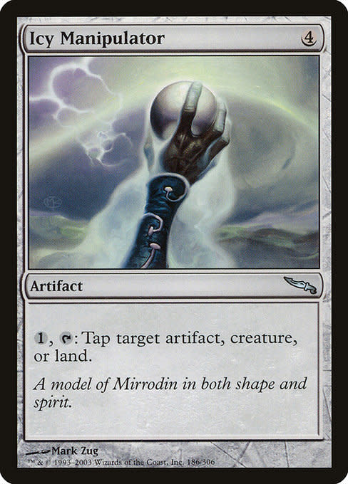 Magic: The Gathering Icy Manipulator (186) Lightly Played