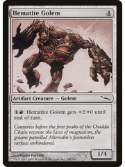 Magic: The Gathering Hematite Golem (185) Moderately Played