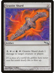 Magic: The Gathering Granite Shard (182) Moderately Played