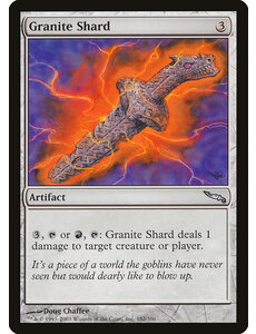 Magic: The Gathering Granite Shard (182) Moderately Played