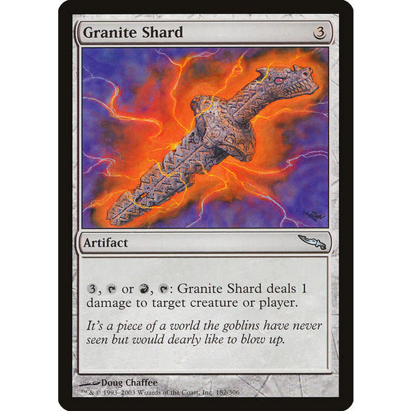 Magic: The Gathering Granite Shard (182) Moderately Played