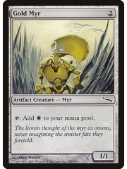 Magic: The Gathering Gold Myr (180) Lightly Played