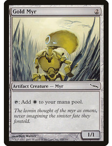 Magic: The Gathering Gold Myr (180) Lightly Played