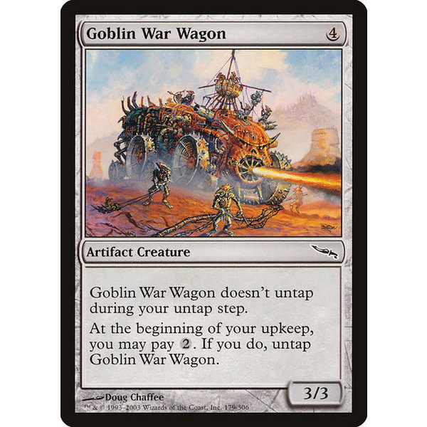 Magic: The Gathering Goblin War Wagon (179) Lightly Played