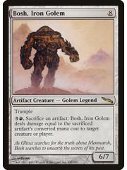 Magic: The Gathering Bosh, Iron Golem (147) Heavily Played