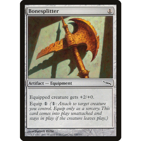 Magic: The Gathering Bonesplitter (146) Heavily Played