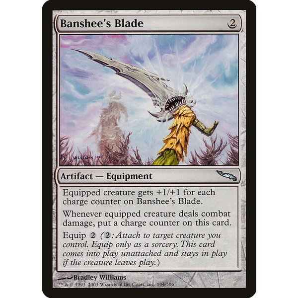 Magic: The Gathering Banshee's Blade (144) Lightly Played