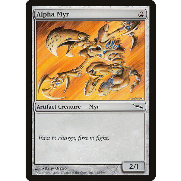 Magic: The Gathering Alpha Myr (142) Lightly Played